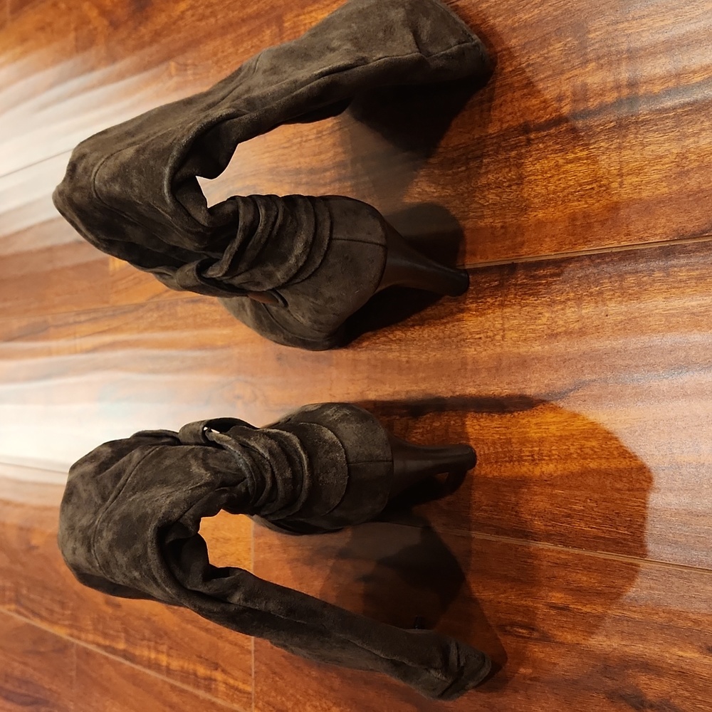 Blake Scott Suede Leather Boots size 10 - Picture 4 of 7